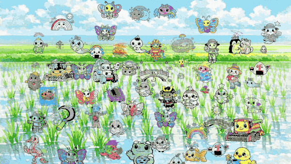 Las obras se reúnen en el Lienzo de arrozal